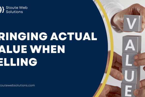 Bringing actual value when selling