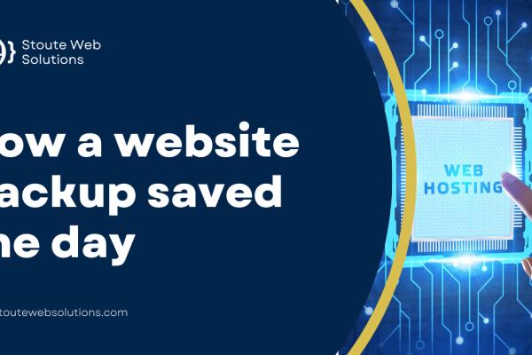 How a website backup saved the day