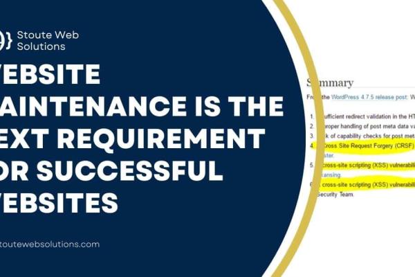 Website Maintenance is the next Requirement for Successful Websites