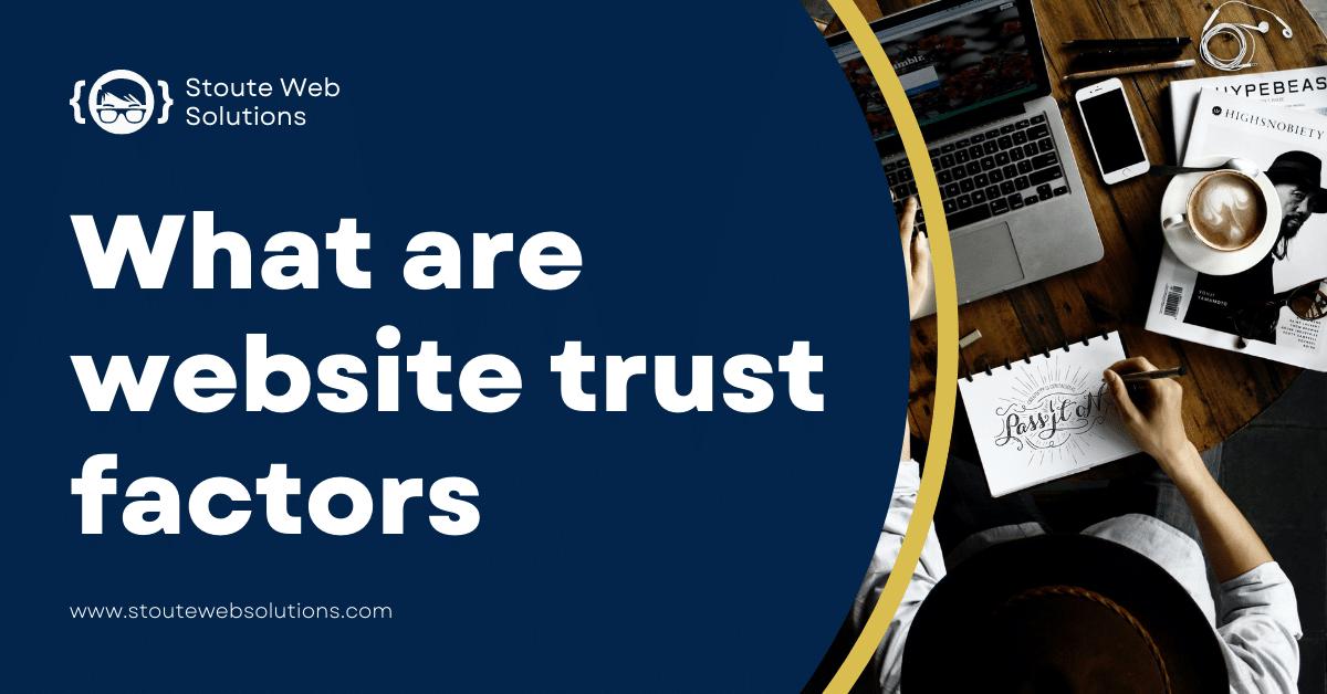 What are website trust factors